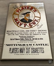 Vintage Advertising Mirror Players Navy Cut Cigarettes