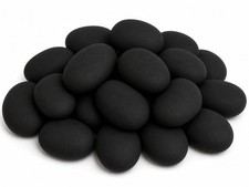 Fireplace black pebbles - 10,