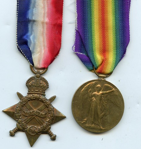 1914 star victory medal - 1914-15,