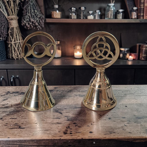 Brass altar bell - bell, triple