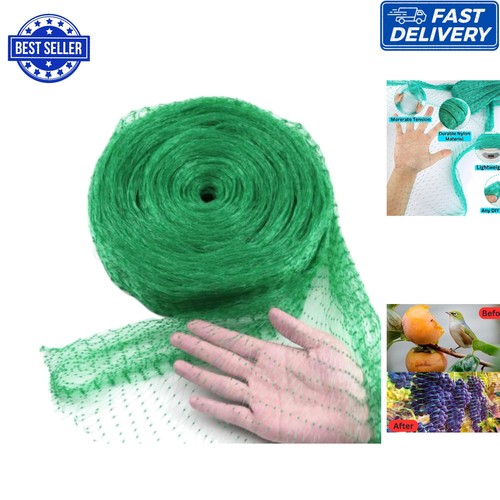10m green garden netting - 10m,