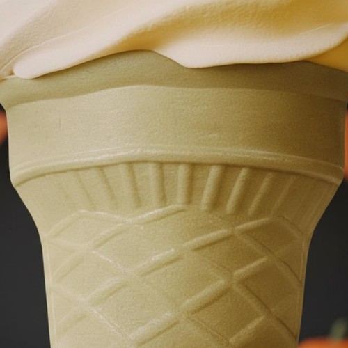 Soft serve cone - cone, costume