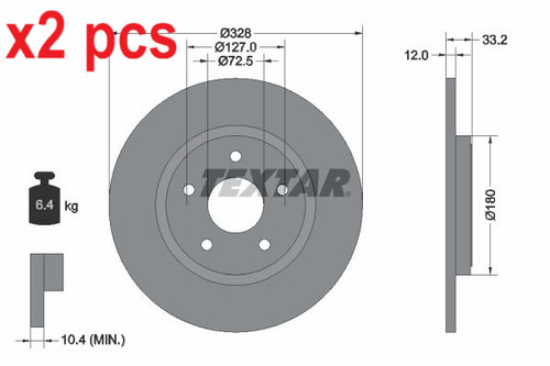 Pcs sides fits chrysler - sides,