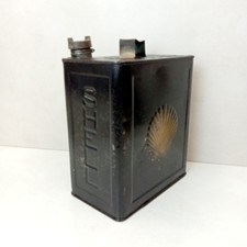 Vintage Petrol Can SHELL CLAM