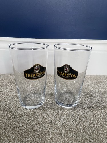 Theakston ale pint glasses - 2,