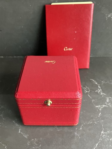 Cartier red ring box - cartier, (empty)