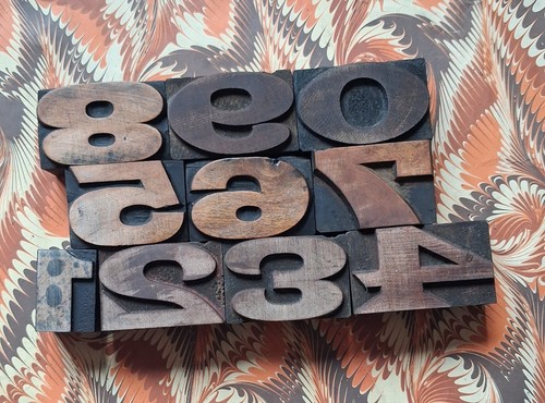 Wooden letterpress printing - wooden,