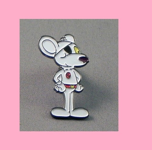 Danger mouse pin badge - danger,
