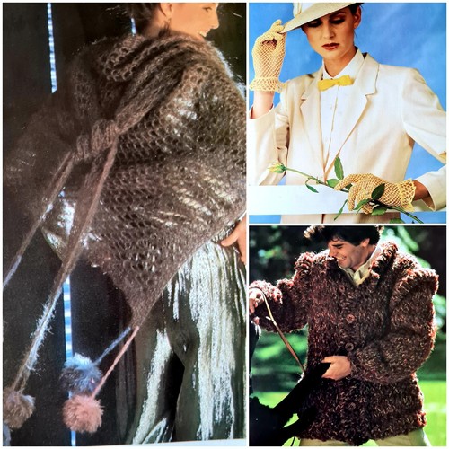 1980s mohair pompom - 1980s,