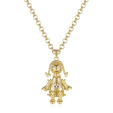 Women 9ct Gold Rag Doll
