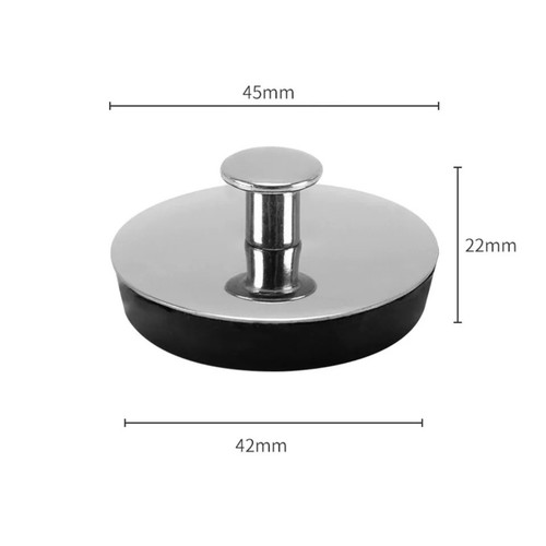 Stainless steel bath - steel, plug