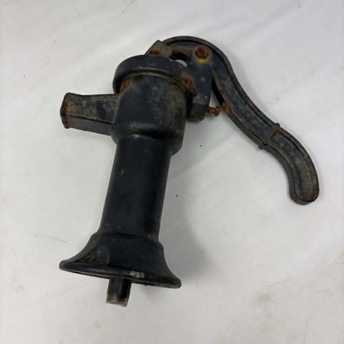 Vintage cast iron pitcher pump - pitcher,