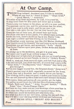 Postcard WW1 Poem Verse Card