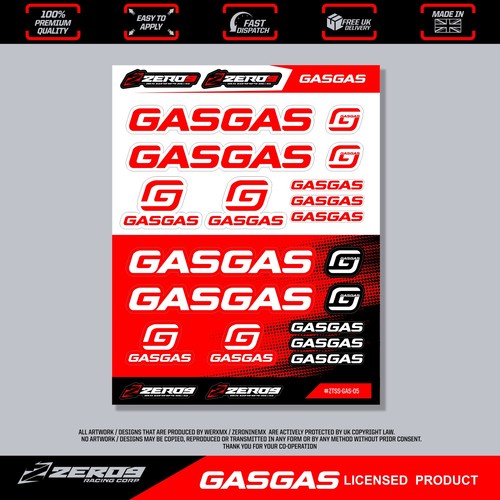 Gasgas stickers motocross - gasgas,