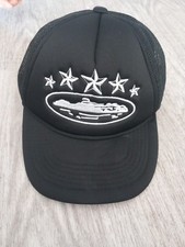 Corteiz 5 Star Alcatraz Trucker Baseball Cap Black (Never Been Used)