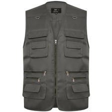 Mens Multi Pocket Zipped