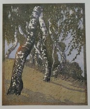 CARL THIEMANN PRINT OF WOODCUT