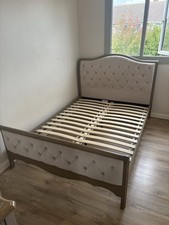 Next Double Bed Frame Quilted Headboard Josie