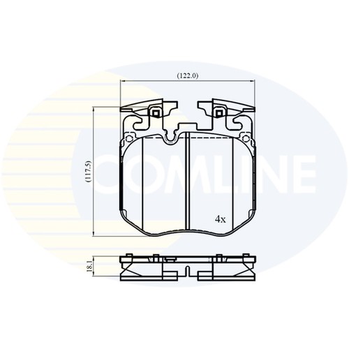 Brake pads set for - pads,