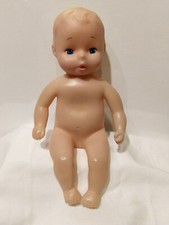 Vintage GOLDBERGER GCLLC  First bath time water baby 1975 soft rubber doll