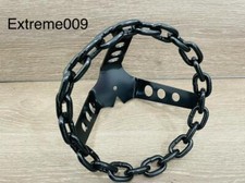 *New Black CHAIN Lowrider Bike Steering Wheel Classic Bicycle Cruiser