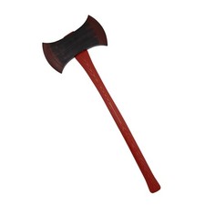 Fake Blood Axe Realistic Prop 60cm Fancy Dress Halloween Weapon Party Accessory