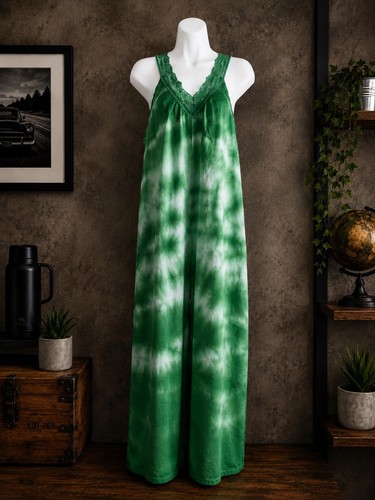 Boho style green - green, loose