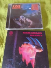 Ozzy Osborne & Black Sabbath CD Albums Paranoid & Bark At The Moon. In Good Con,
