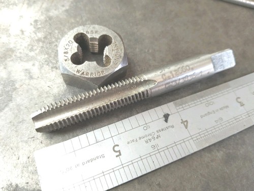 Bsf hss tap - 3/8, nut