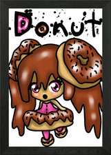 Donut Framed Wall Art Poster