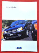 2000 FORD FIESTA Sales Brochure - Ghia Zetec S LX Finesse Encore Colours MINT