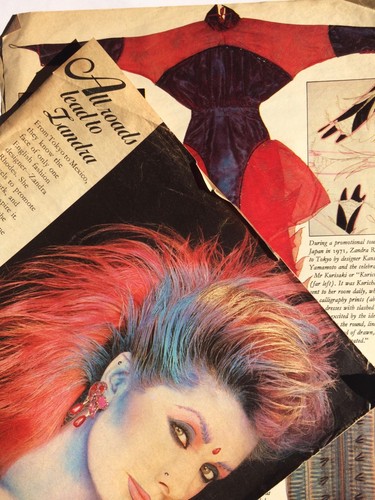 Zandra rhodes rare 1984 - rhodes,