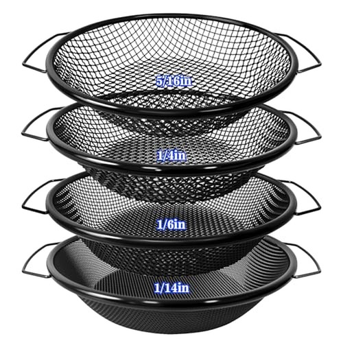 4pcs soil sifter for gardening - 4pcs,