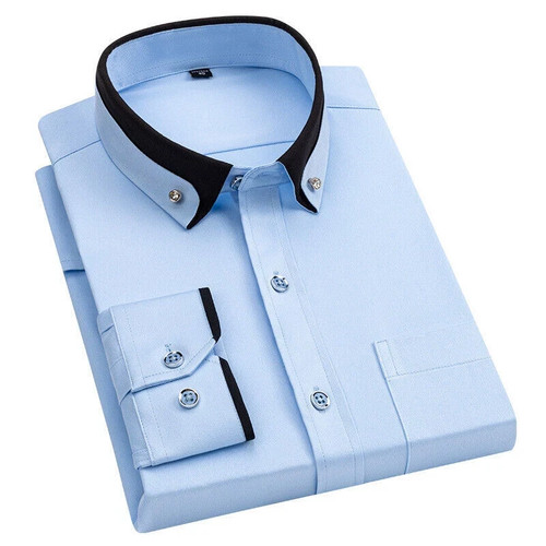 Men dress shirts long sleeves - shirts,