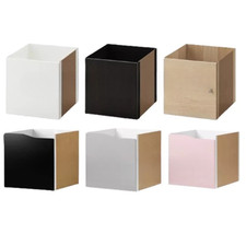 IKEA KALLX INSERT WITH DOOR FOR SHELF UNIT BOOKCASE STORAGE CABINET 33x33 cm