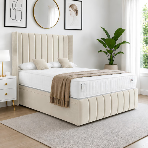 Ottoman bed plush - bed, divan