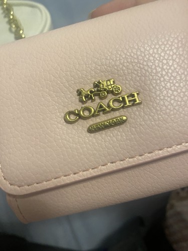 Pink coach card holder - , wallet