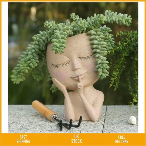 Artistic lady face succulent - artistic,