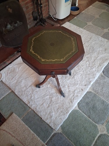 Vintage wooden octagonal - vintage,