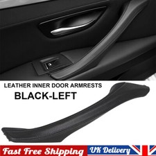 Black Leather Passenger Door