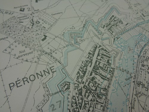 Ww1 somme infantry map - ww1,