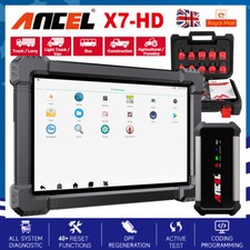 ANCEL X7 HD HGV Heavy Duty Truck Diagnostic Tool OBD2 All System Diesel Scanner