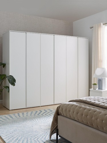 Lisson door wardrobe - 6, white