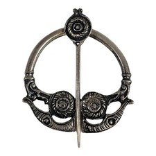 Cloak Pin Silver Iona Celtic