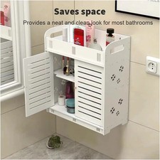 White Bathroom Small Cabinet