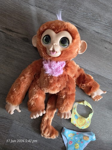 Furreal brown monkey toy - ,
