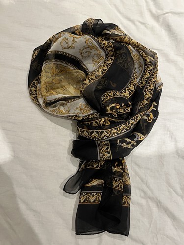 Versace 100 silk - silk, medusa