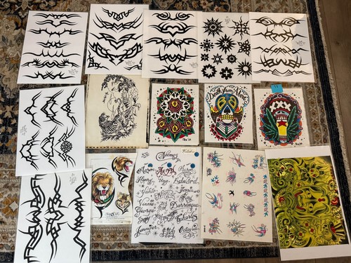 Vtg lot 80s 90s tattoo - of, 80s-90s