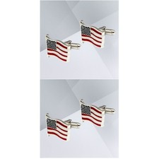 2 Pairs Cuff Links Mens