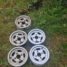 4x Classic Mini 10 Inch Super Slot Alloy Wheels